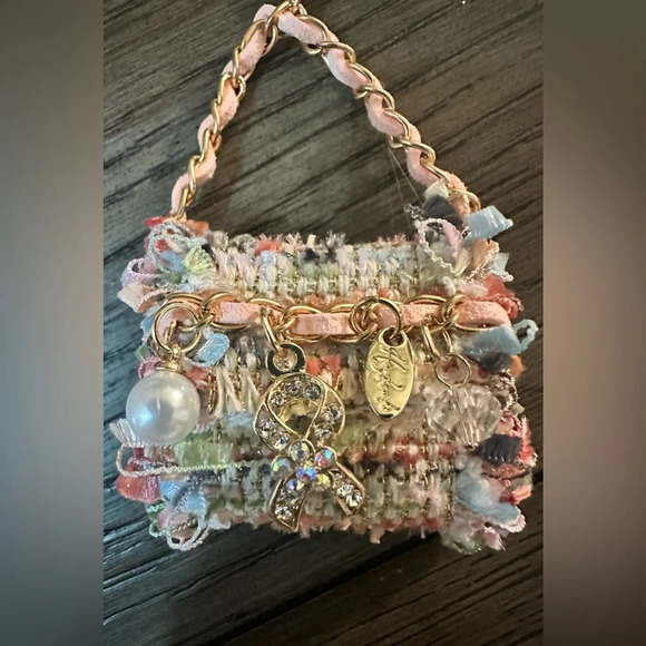 unbranded Accessories - Novelty Mini Handbag Shape Charm Pendant Or Key Ring Colorful NWOT